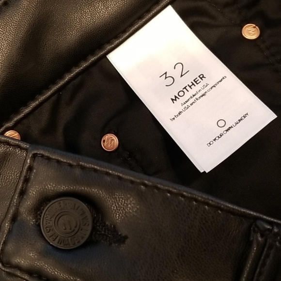 💕MOTHER💕 High Waisted Vamp Pants Faux Show 32 - Picture 14 of 16